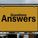 image of questions and answers sign