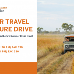 flyer for travel signature drive