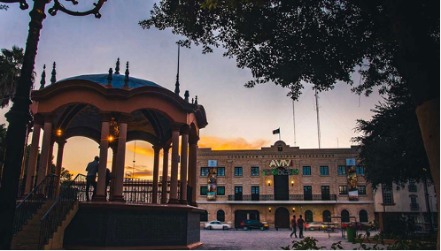 a view of the city of brownsville