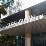 the outside of the texas global building